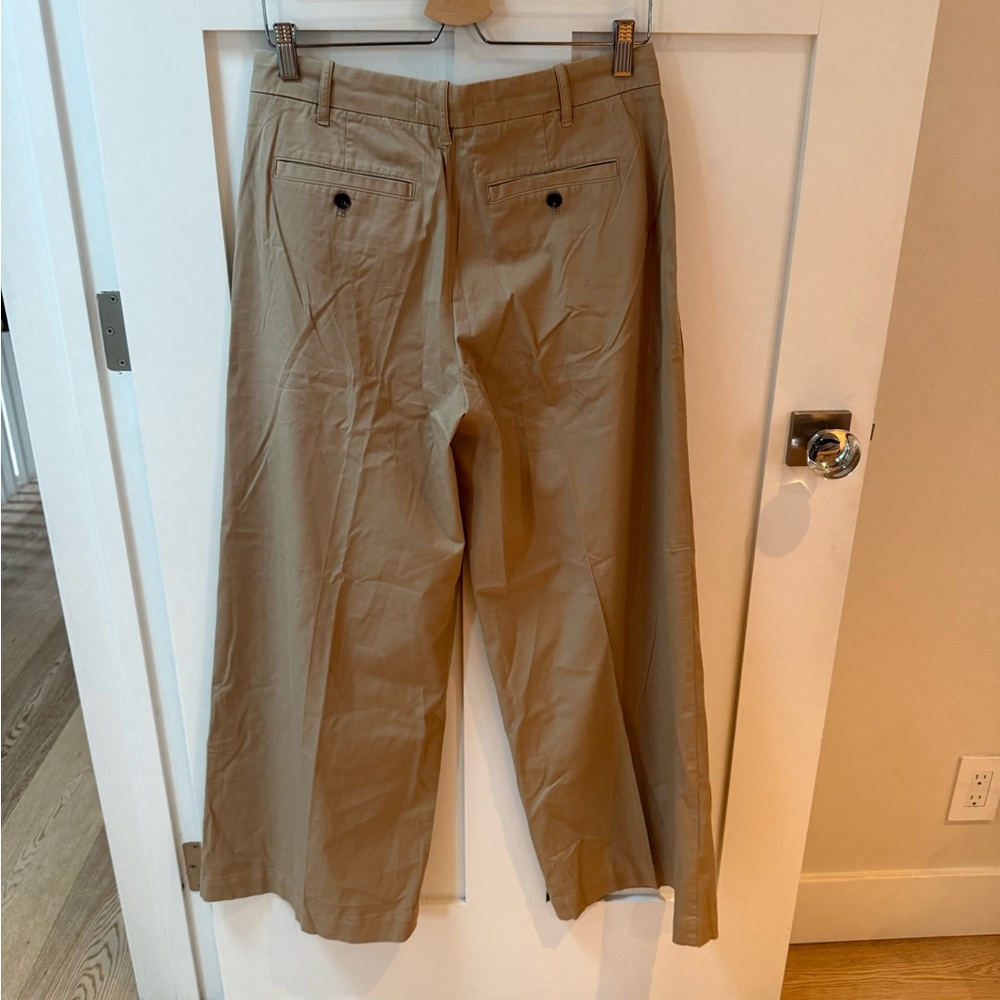 Everlane Wide Leg Pants in Khaki - Picture 2 of 5